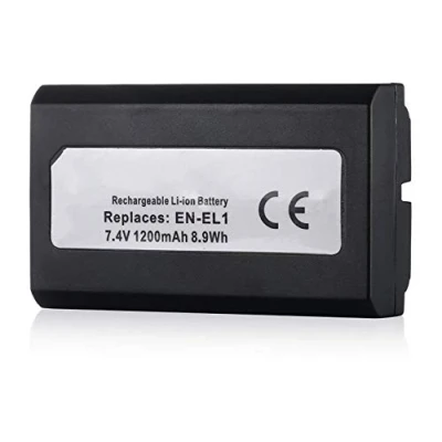 Abbildung von Amsahr Digital Replacement Camera and Camcorder Battery for Nikon EN EL1, ENEL1, Coolpix