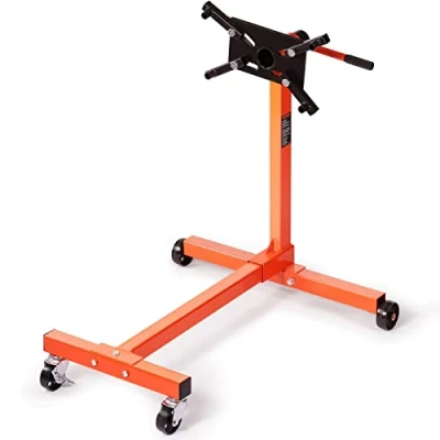 Abbildung von VEVOR Motorständer Motorhalter 340 kg, Klauenheber Getriebehalter, Motorheber Kfz Werkstatt mit 4 Rädern &amp; 508 mm Griff, Bewegliche Motorkräne Reparaturwerkzeuge Motor