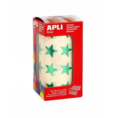 Abbildung von APLI Kids Stern 19,5 mm estrella Grün metallisch