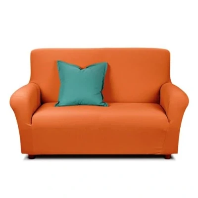 Abbildung von Caleffi Magic Sofabezug, elastisch, Baumwolle, Orange, 1 Sitzer, 55634