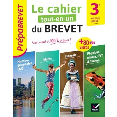 Abbildung von Prépabrevet Le Cahier Tout en un du Brevet 2025: toutes les matières, avec 60 vidéos de révision