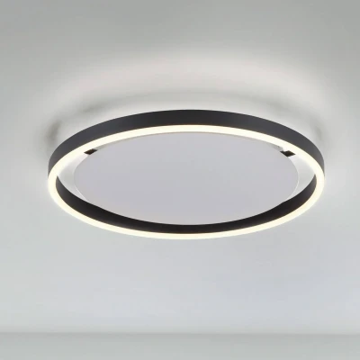 Abbildung von click licht LED Deckenleuchte Ritus in Schwarz 20W 2650lm, keine Angabe, Leuchtmittel enthalten: Ja, fest verbaut, LED, warmweiss, Deckenlampe