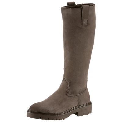 Abbildung von Tamaris Stiefel, Damen, Größe: 40, Taupe Schuhe