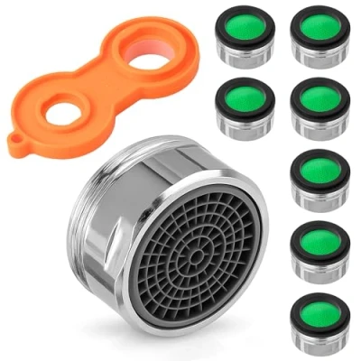 Abbildung von ECENCE Wasserhahnfilter Wasserhahn Strahlregler 8 Stück M 24 Wassersparer