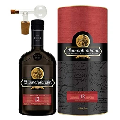 Abbildung von Bunnahabhain 12 Jahre Islay Single Malt Whisky + 1 Glaskugelportionierer zum feinen Dosieren