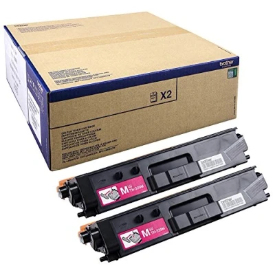 Abbildung von Brother Toner TN 329MTWIN Doppelpack Magenta (12000 Seiten)