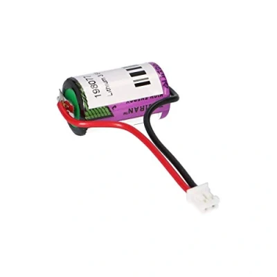 Abbildung von Lithium Batterie für Testo Datenlogger mit Kabel und Stecker 175 T3 Serie 1/2AA 3,6V 950mAh