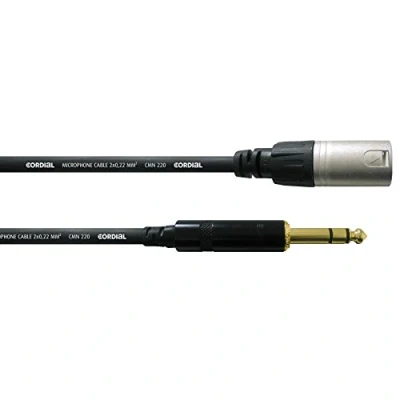 Abbildung von Cordial CFM 0,6 MV Klinke/XLR Male Meter symmetrisch