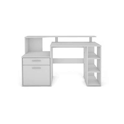 Abbildung von byLIVING Schreibtisch &quot;Louise&quot;, Breite 140 cm, Regal mit viel Stauraum