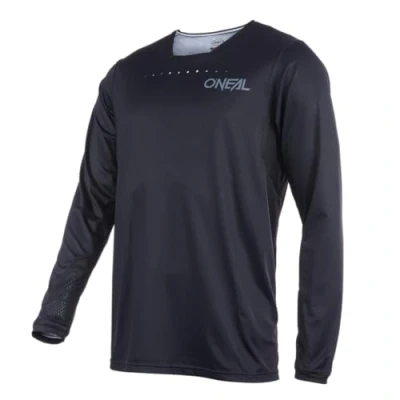 Abbildung von O&#039;NEAL Mountainbike Trikot MTB DH Downhill FR Freeride Atmungsaktives Material, maximale Bewegungsfreiheit Element Jersey Plain V.22 Erwachsene Schwarz Größe S