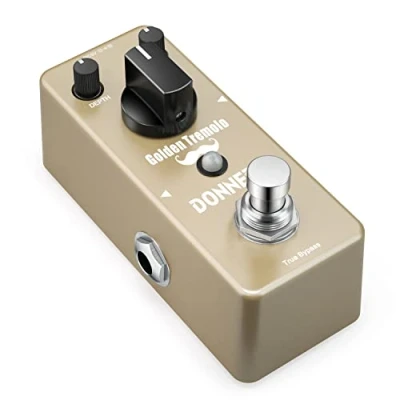 Abbildung von Donner Golden Tremolo Gitarren Effektpedal Pedal, analoges für E Gitarre und Bass True Bypass