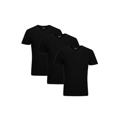Abbildung von Jack &amp; Jones 3ER PACK Tshirt basic, Herren, Größe: Medium, Schwarz