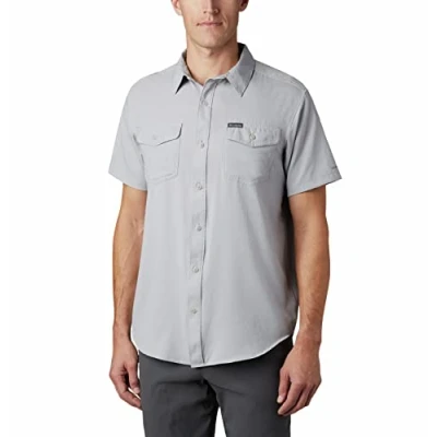 Abbildung von Columbia Kurzarmhemd für Herren, Utilizer II Solid, Grau (Columbia Grey), XXL, 1577762