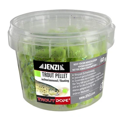 Abbildung von Jenzi Forellenteig Trout Pellets knetbar grün