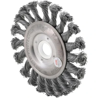 Abbildung von BGS 3985 Scheibenbürste / Zopfrundbürste Ø 115 mm Bohrung 22,2