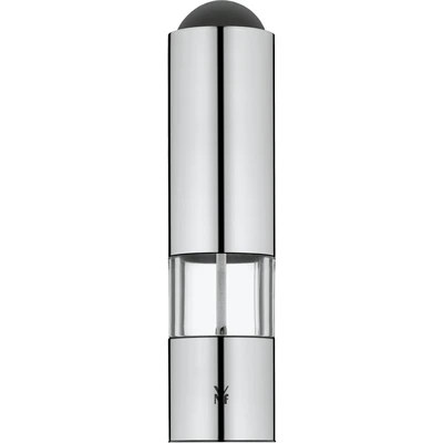 Abbildung von WMF Gewürzmühle, (1 Stück), LED Leuchte, Cromargan Edelstahl matt, Glas, Keramikmahlwerk