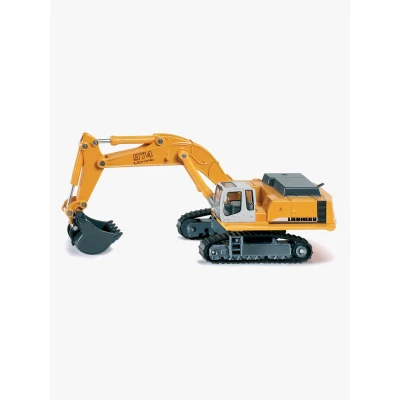 Abbildung von siku 1874, Liebherr Hydraulikbagger, 1:87, Metall/Kunststoff, Gelb, Beweglicher Baggerarm