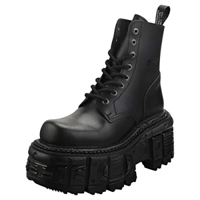Abbildung von New Rock Unisex Military Techno Plateaustiefel M MILI084N S5