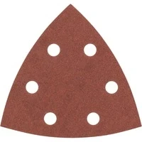 Abbildung von BOSCH Schleifpapier Schleifblatt Set für Deltaschleifer, 93 mm, 240, mit Klett, gelocht