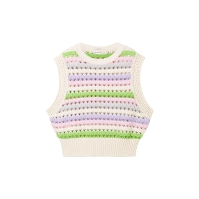 Abbildung von TOM Tailor Strickpullover für Kinder, Größe: 176, Pink purple multicolor stripe