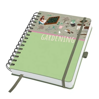 Abbildung von 2 x Sigel Spiral Notizbuch Jolie blanko ca. A5 Garden Love 240 Seiten