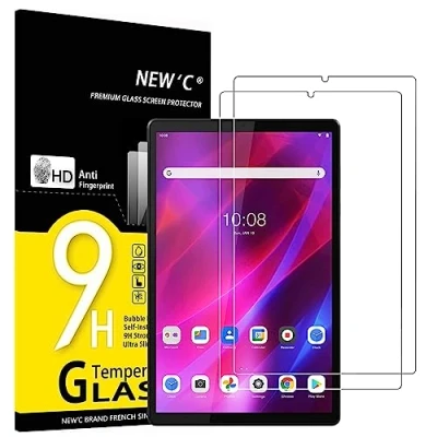 Abbildung von NEW&#039;C 2 Stück, Panzer Schutz Glas für Lenovo Tab K10, 9H Härte,HD Displayschutzfolie, 0.33mm Ultra klar