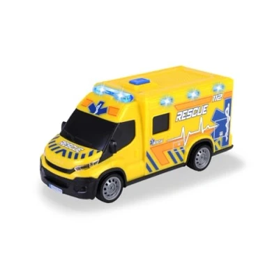 Abbildung von Dickie Toys Spielzeug Krankenwagen Fahrzeug Go Real / SOS Iveco Daily Ambulance 203713014
