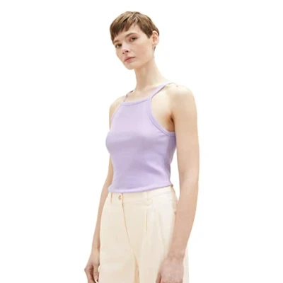 Abbildung von TOM Tailor Denim TANK Top, Damen, Größe: XL, Lilac vibe