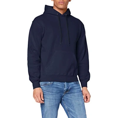 Abbildung von Fruit of the Loom Herren Kapuzenpullover, Blau (Navy), Small