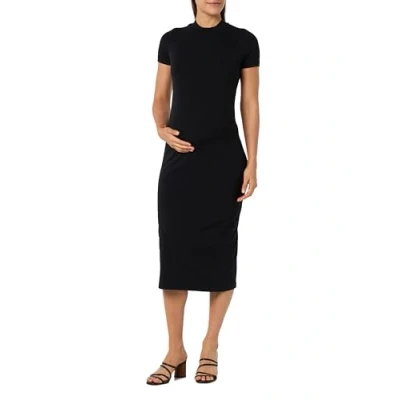 Abbildung von MAMA.LICIOUS Mleva S/S JRS Midi High Neck Dress Noos