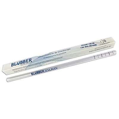 Abbildung von 1 Stück Blubberschlauch Silikonschlauch für Stimmtherapie und Stimmtraining Logopädie Blubber Schlauch aus platinvernetztem Silikon