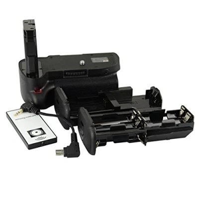 Abbildung von DSTE® Pro IR Remote MB D5100 Vertikaler Batteriegriff für Nikon D5200 SLR Digitalkamera wie EN EL14
