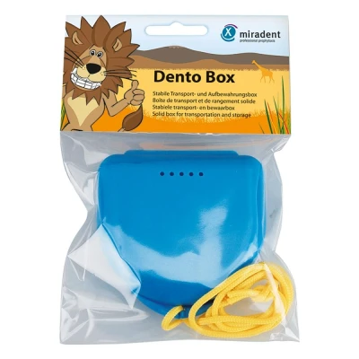 Abbildung von Miradent Zahnspangenbox Dento Box I blau