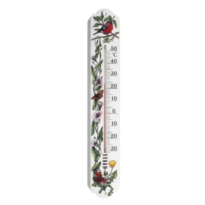 Abbildung von TFA Dostmann Hygrometer Analoges Innen Außen Thermometer Weiß, Blumen