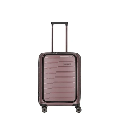 Abbildung von Travelite Air Base 4w Trolley S Vortasche Flieder 75346 17 Koffer mit 4 Rollen