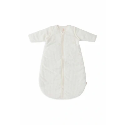 Abbildung von Jollein Baby Schlafsack Mit Abnehmbaren Ärmeln, Velvet Rib, Ivory, 90 cm