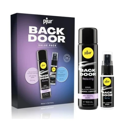 Abbildung von pjur «BACK DOOR Value Pack» 100ml Anal Gleitgel &amp; 20ml Spray (0.12 l)