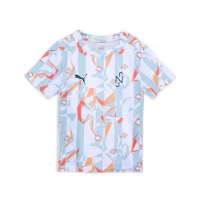 Abbildung von Puma Neymar JR Creativity Sport Tshirt whitehot heat für Kinder, Größe: 176, white hot