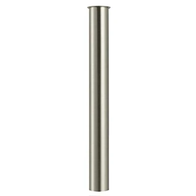 Abbildung von Tauchrohr 300mm für Siphon Gebürstete Nickel, Keymark Universal Messing Verlängerung Rohr 32mm Abfluss, Verstellrohr Geruchsverschluss Flaschensiphon