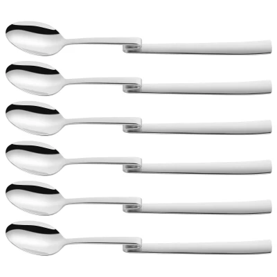 Abbildung von ZWILLING Dinner, 6 Latte Macchiatolöffel, Edelstahl, x, Silber