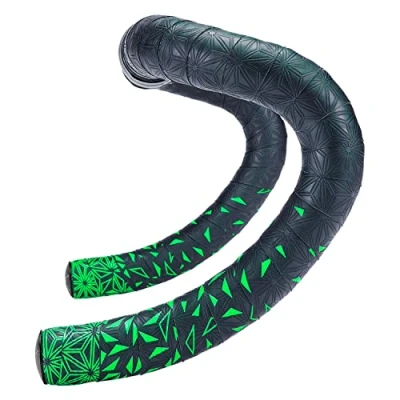 Abbildung von Supacaz Super Sticky Kush Star Neon Green/Neon Green Lenkerband
