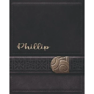 Abbildung von PHILLIP JOURNAL GIFTS: Novelty Personalized Present With Customized Name On The Cover (Phillip Notebook)