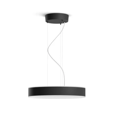 Abbildung von Philips Hue White Amb. Enrave Pendelleuchte schwarz 4500lm inkl. Dimmschalter