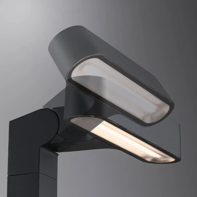 Abbildung von Paulmann LED Pollerleuchte &quot;Plug &amp; Shine Ito IP65 3000K 6W Anthrazit&quot;, 1 flammig, Einzelleuchte Horizontale Ausrichtung