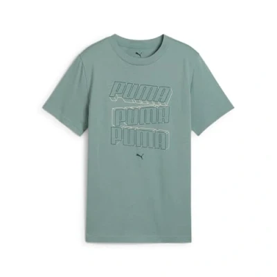 Abbildung von PUMA Jungen ESS Logo Lab Hog Tee B T Shirts, Green Moon, 176 EU