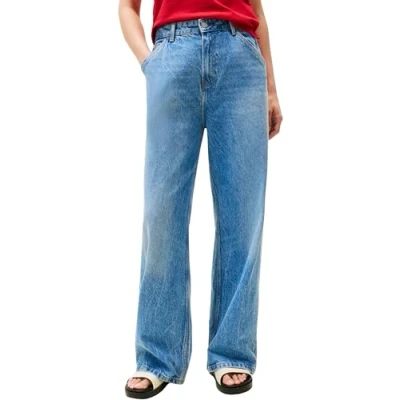 Abbildung von Tommy Hilfiger Loose WIDE LEG Jeans Relaxed Fit, Damen, Größe: 28x32, Blue denim