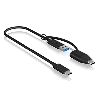 Abbildung von USB 3.2 Gen 2 Kabel, C Stecker &gt; A +