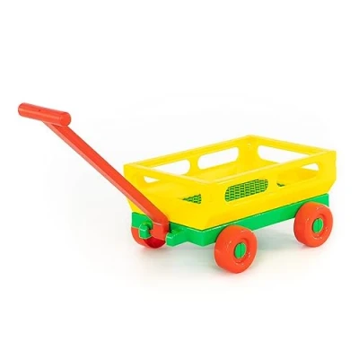 Abbildung von WADER QUALITY TOYS Sandform Set Handwagen Bollerwagen Transportwagen Ziehwagen