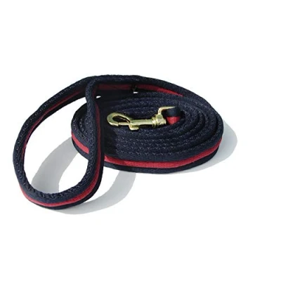 Abbildung von Rhinegold 0 Padded Lead Navy/Burgundy Gepolsterte Leine, Marineblau/Burgunderrot, Einheitsgröße