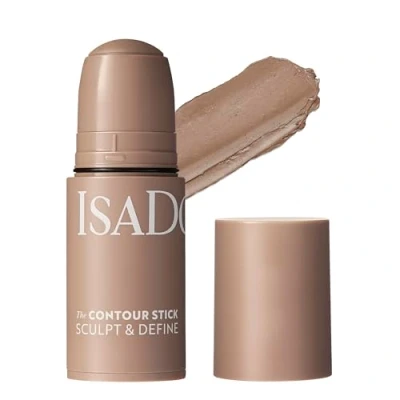 Abbildung von IsaDora Stick&#039;n Brush Contouring Stick mit Pinsel Matte Natürliche Kontur auch unterwegs Konturenstift Make Up 2 in1 Cream Contour und (Cool Beige 30)